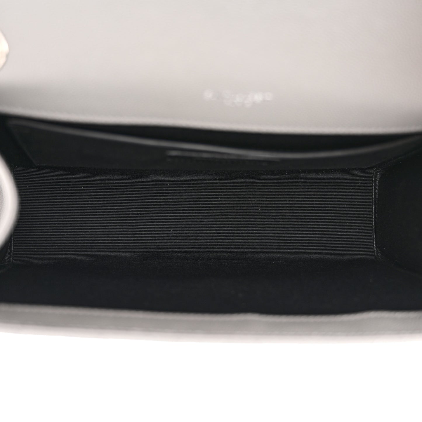 Grain De Poudre Textured Mixed Matelasse Medium Triquilt Monogram Satchel New Stone