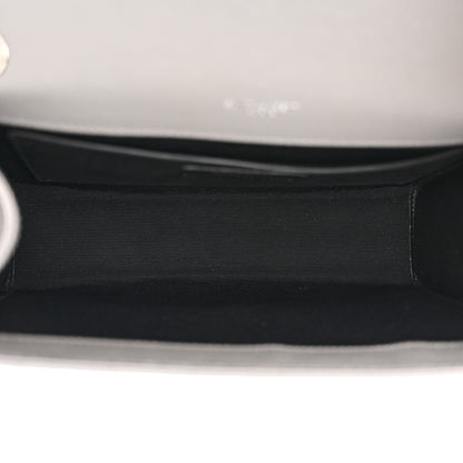 Saint Laurent Grain De Poudre Textured Mixed Matelasse Medium Triquilt Monogram Satchel New Stone 5 of 10