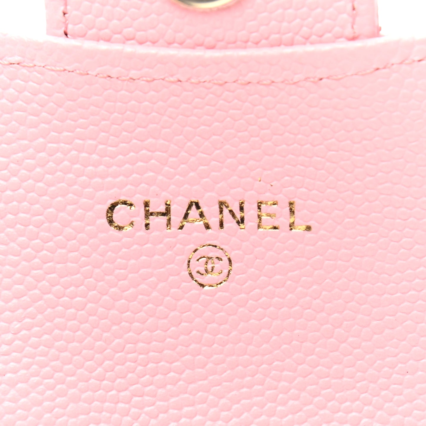Caviar Quilted Mini Chain Belt Bag Light Pink