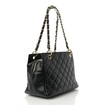 Chanel Caviar Quilted Petit Timeless Tote PTT Black 3 of 15