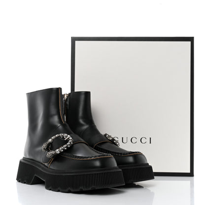 Gucci Cordovan Lux Dionysus Hunder Boots 38 Black 9 of 9