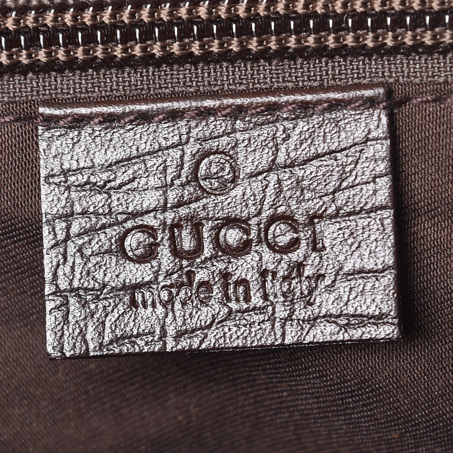 Gucci GG Plus Monogram Large Double Buckle Flap Messenger Bag Beige Dark Brown 6 of 13