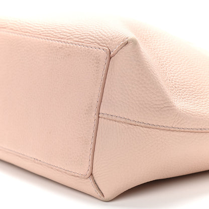 Burberry Grainy Calfskin Remington Tote Pale Ash Rose 9 of 10