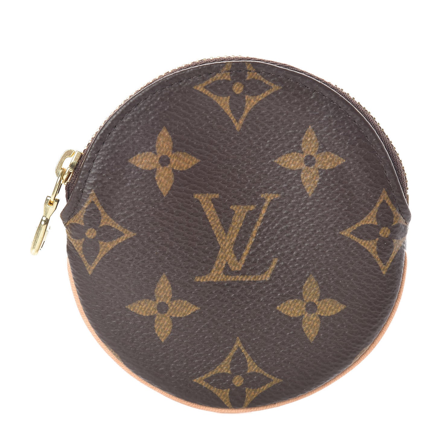 Monogram Round Coin Purse