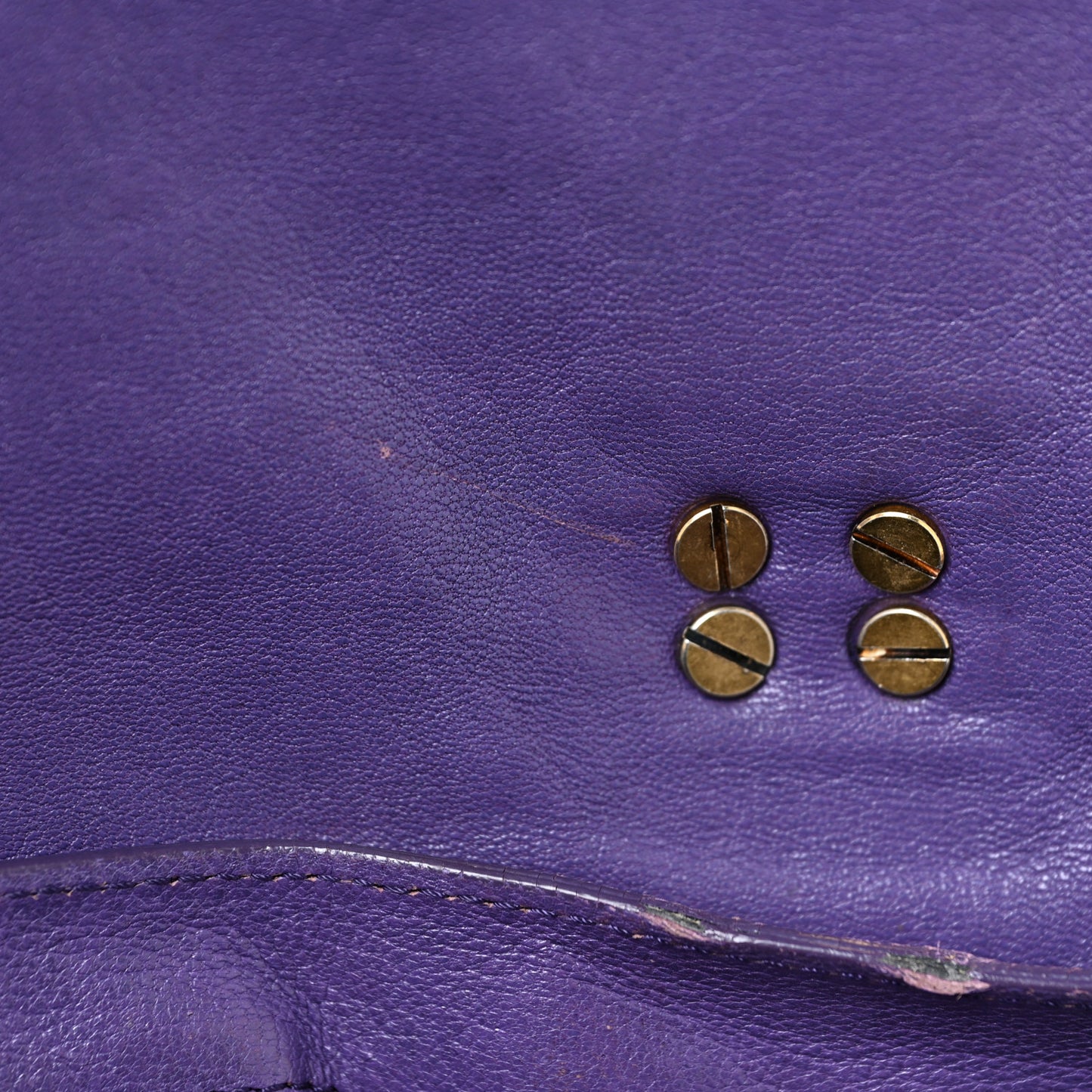 Lambskin Medium PS1 Satchel Purple Rain