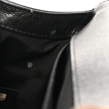 Chanel Caviar Quilted Medium Boy Flap Black 12 of 12