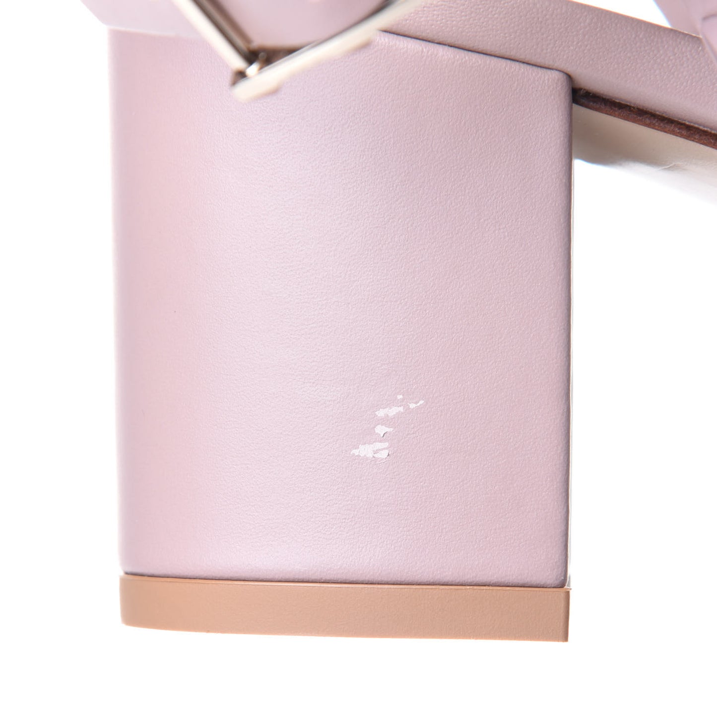 Calfskin Rockstud 60mm City Sandals 40.5 Water Rose