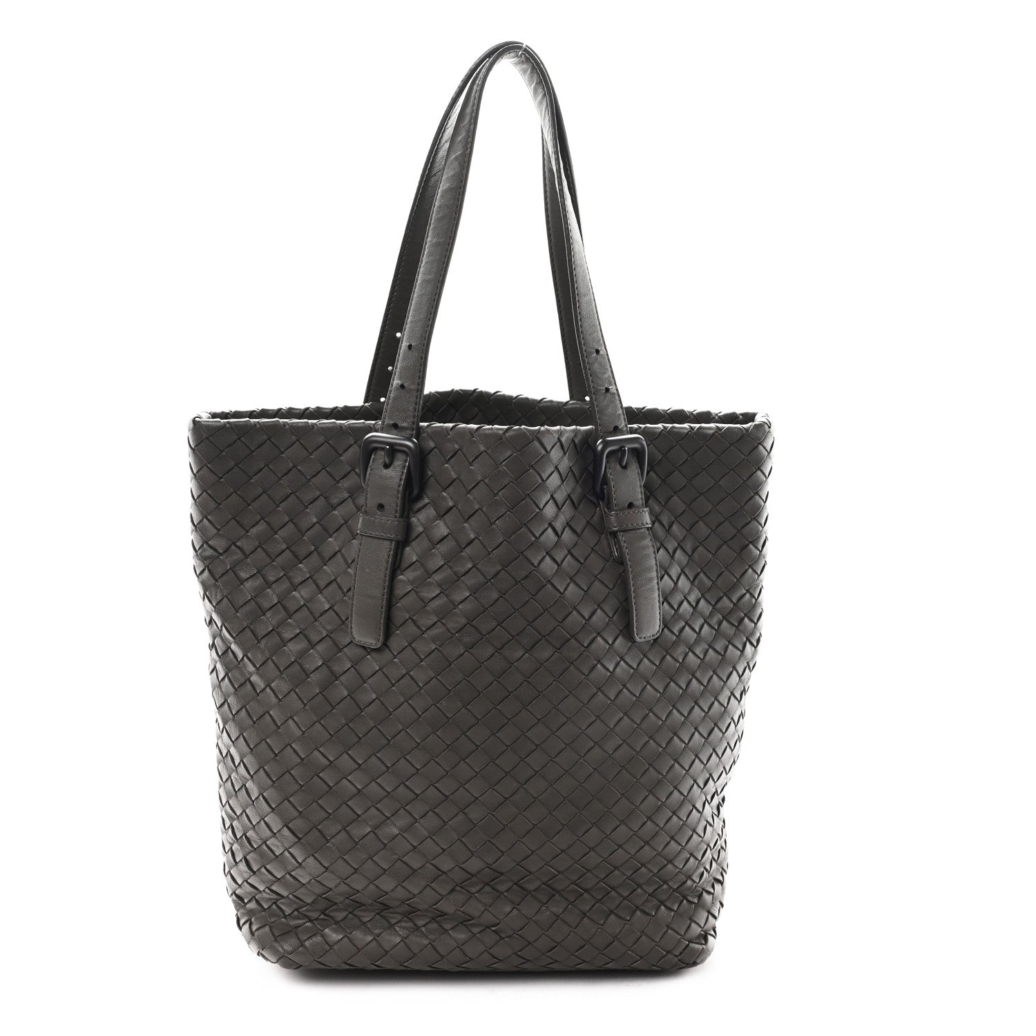 Bottega Veneta Nappa Intrecciato Small Seamless Tote  Grey 1 of 10