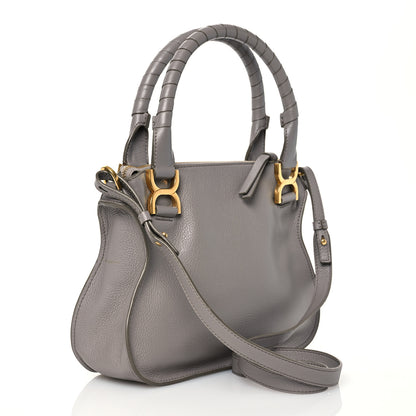 Chloe Calfskin Small Marcie Satchel Cashmere Grey 3 of 11