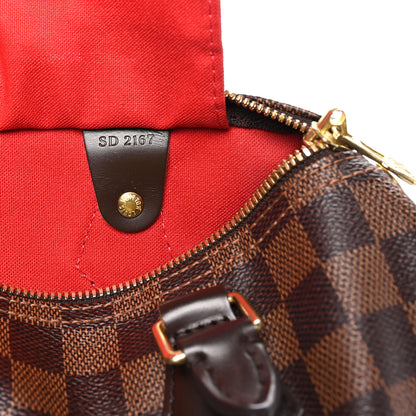 Louis Vuitton Damier Ebene Speedy Bandouliere 25 5 of 8