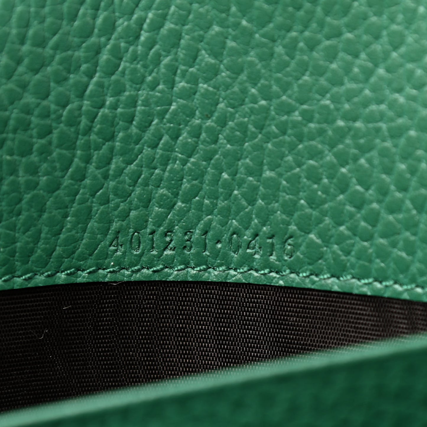 Calfskin Mini Dionysus Chain Wallet Emerald