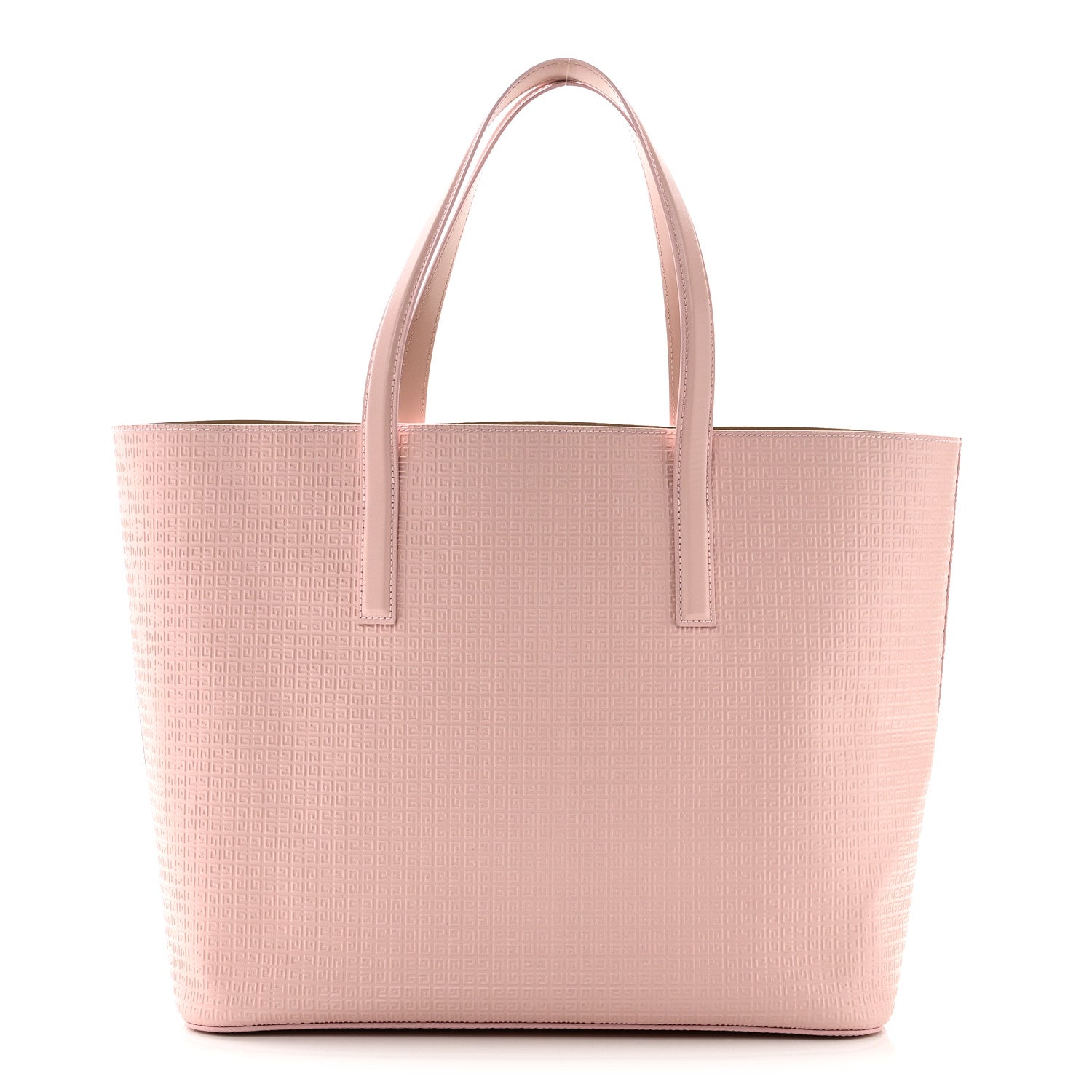 Givenchy Calfskin Logo Embossed Wing Shopper Tote Blush Pink 1 of 10