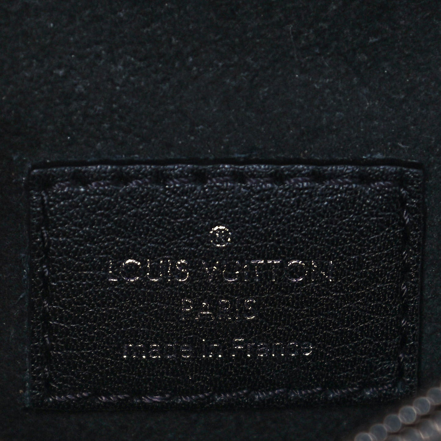 Reverse Monogram Kabuki Pochette Black