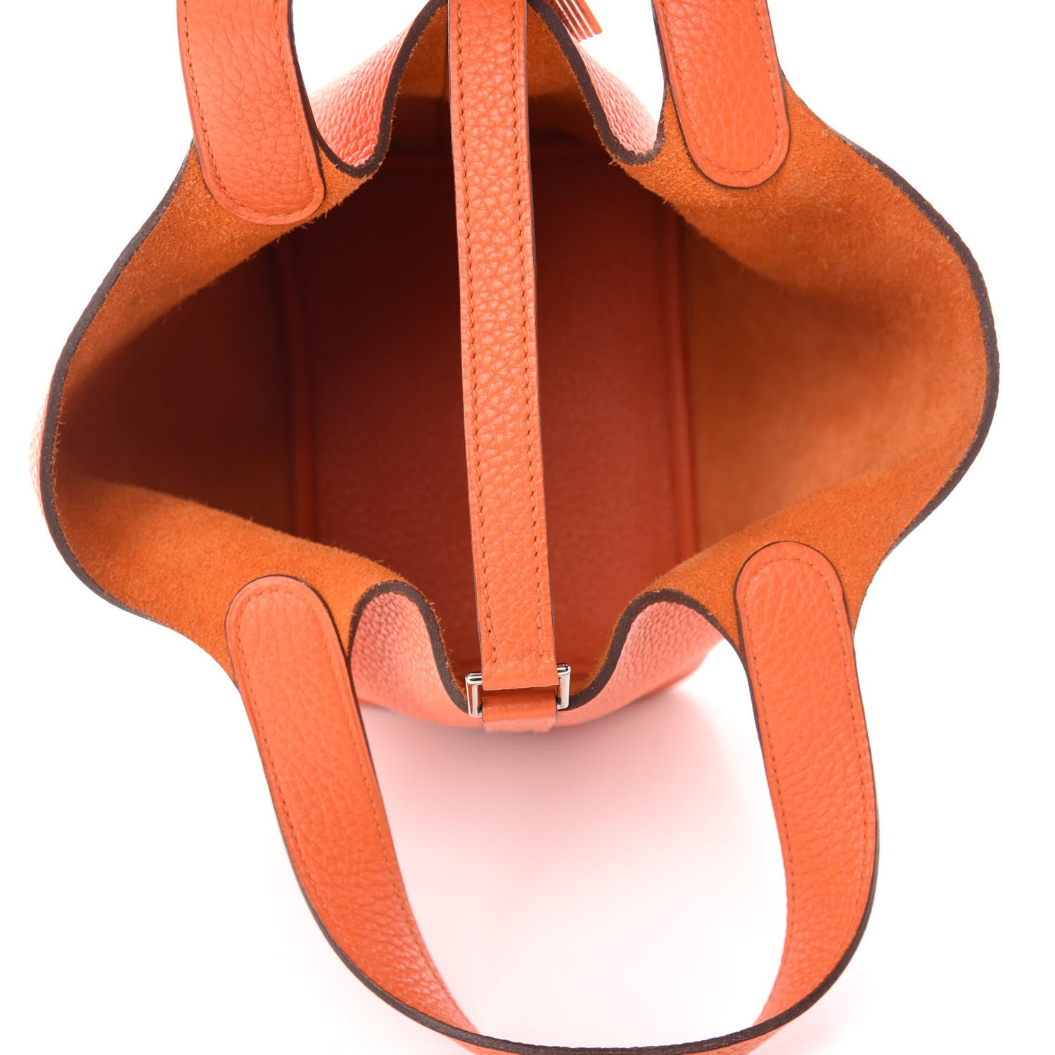 Hermes Taurillon Clemence Picotin Lock 18 PM Orange 5 of 11