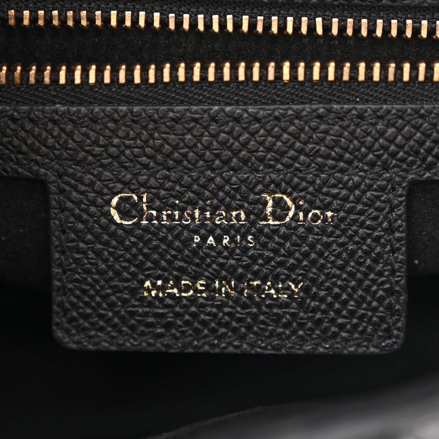 Grained Calfskin Saddle Bag Black