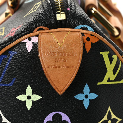 Louis Vuitton Monogram Multicolor Speedy 30 Black 6 of 8
