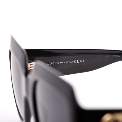 Gucci Acetate Square Frame Sunglasses GG0053S Black 6 of 7