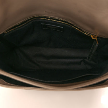 Saint Laurent Lambskin Matelasse Monogram Medium Niki Chain Satchel Dark Beige 5 of 11
