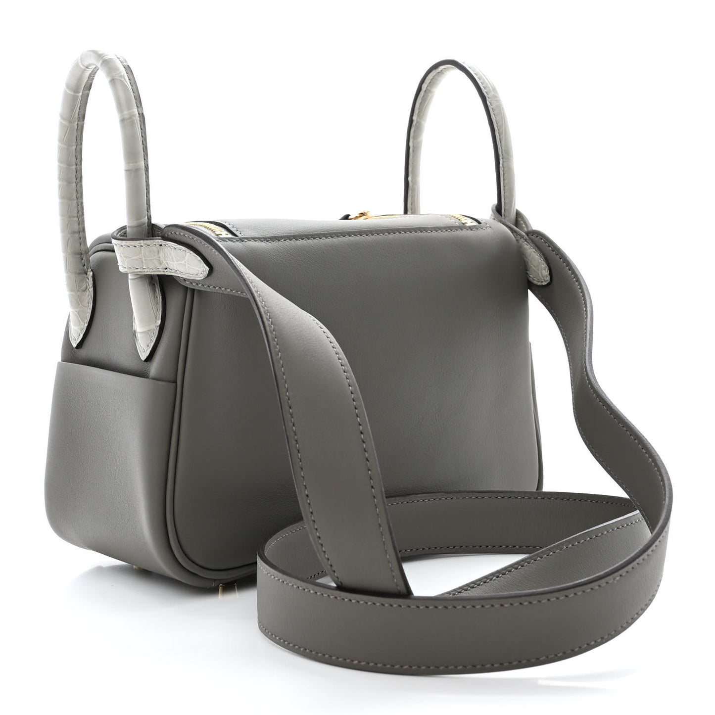 Swift Matte Alligator Mini Touch Lindy 20 Gris Meyer