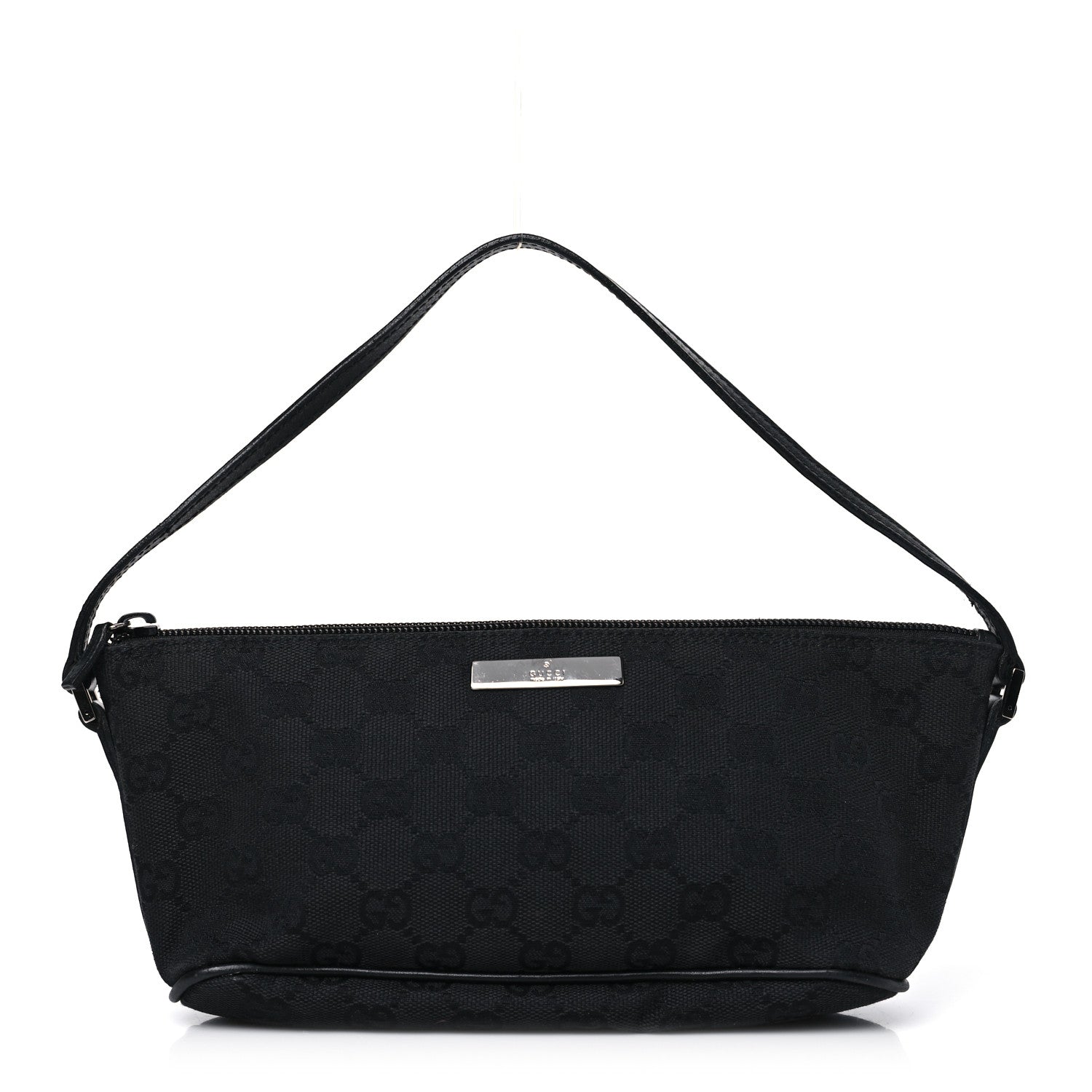 Gucci Monogram Boat Pochette Black 1 of 8