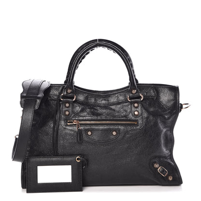 Balenciaga Agneau Giant 12 Rose Gold Hardware City Black 1 of 10