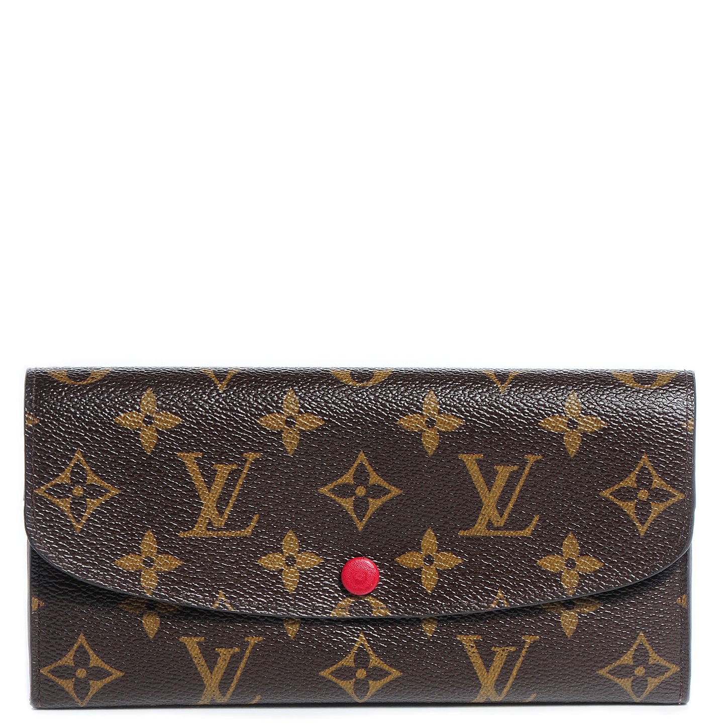 Monogram Emilie Wallet Red