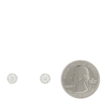 Tiffany Platinum Diamond .84ctw Soleste Earrings 2 of 4