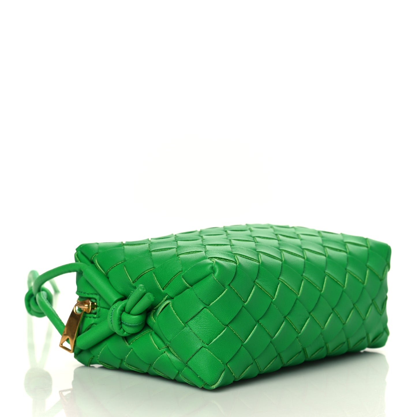 Nappa Intrecciato Mini Loop Camera Bag Parakeet