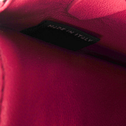 Prada Saffiano Lux Pochette Clutch Fuxia 9 of 9