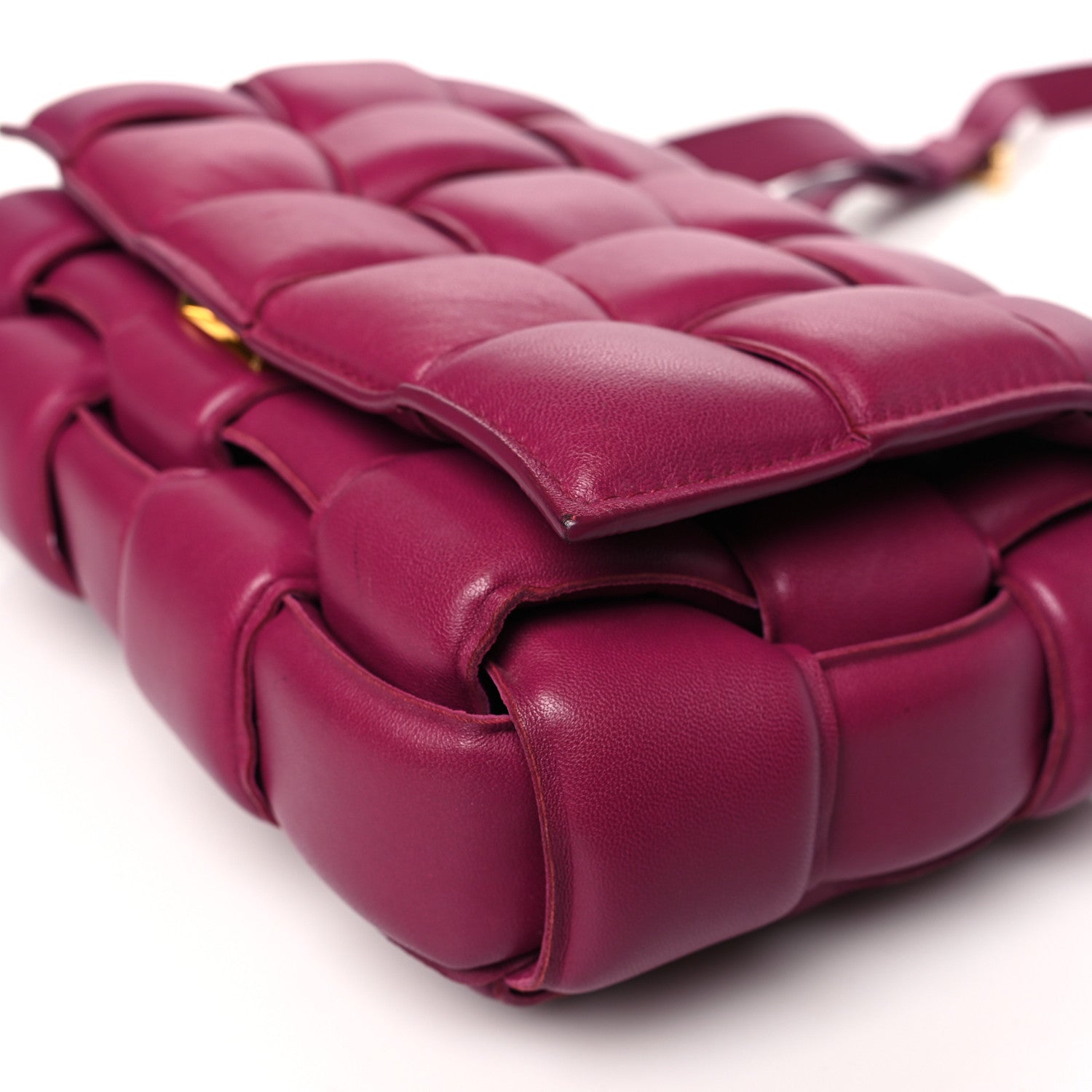 Bottega Veneta Nappa Maxi Intreccio Padded Cassette Crossbody Bag Cinnabar 10 of 13