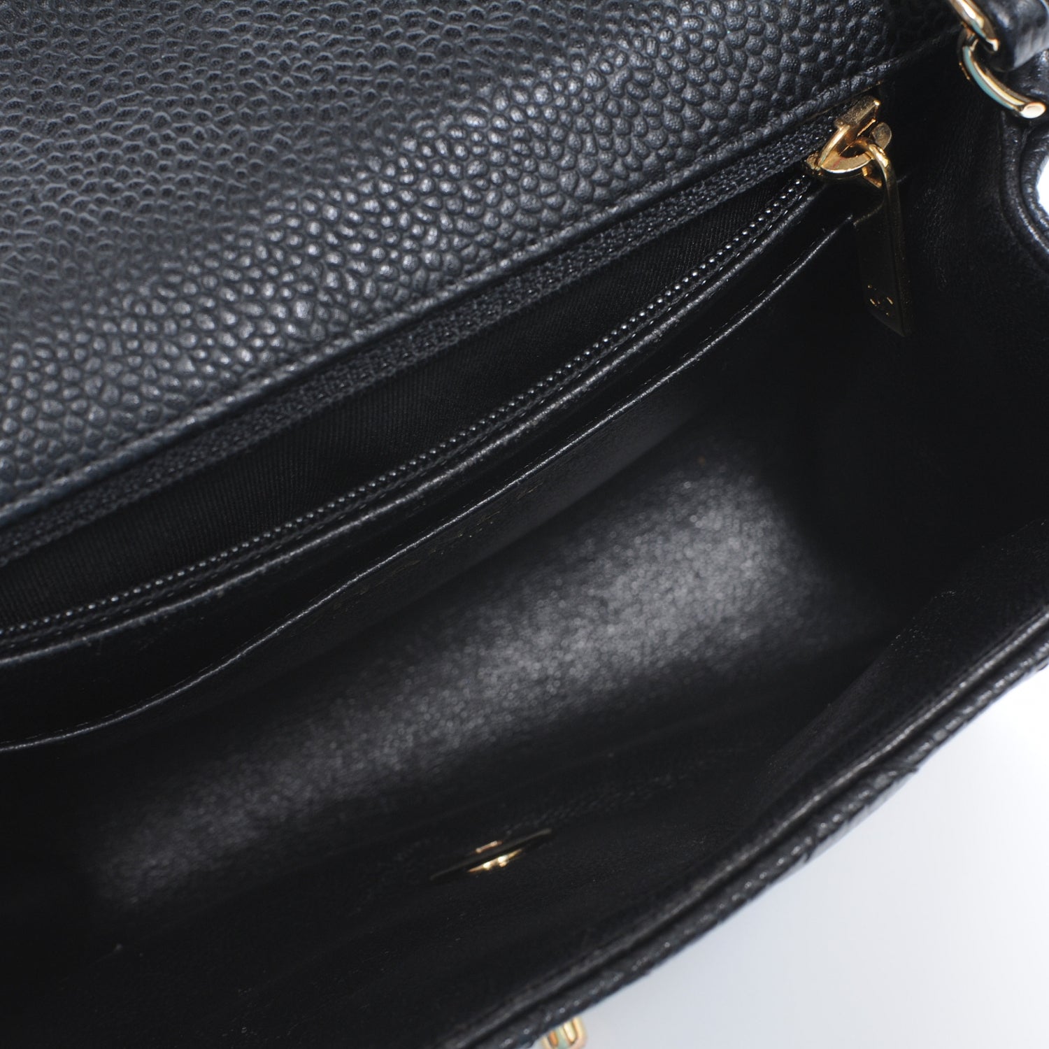 Chanel Caviar Quilted Mini Flap Bag Black 6 of 8