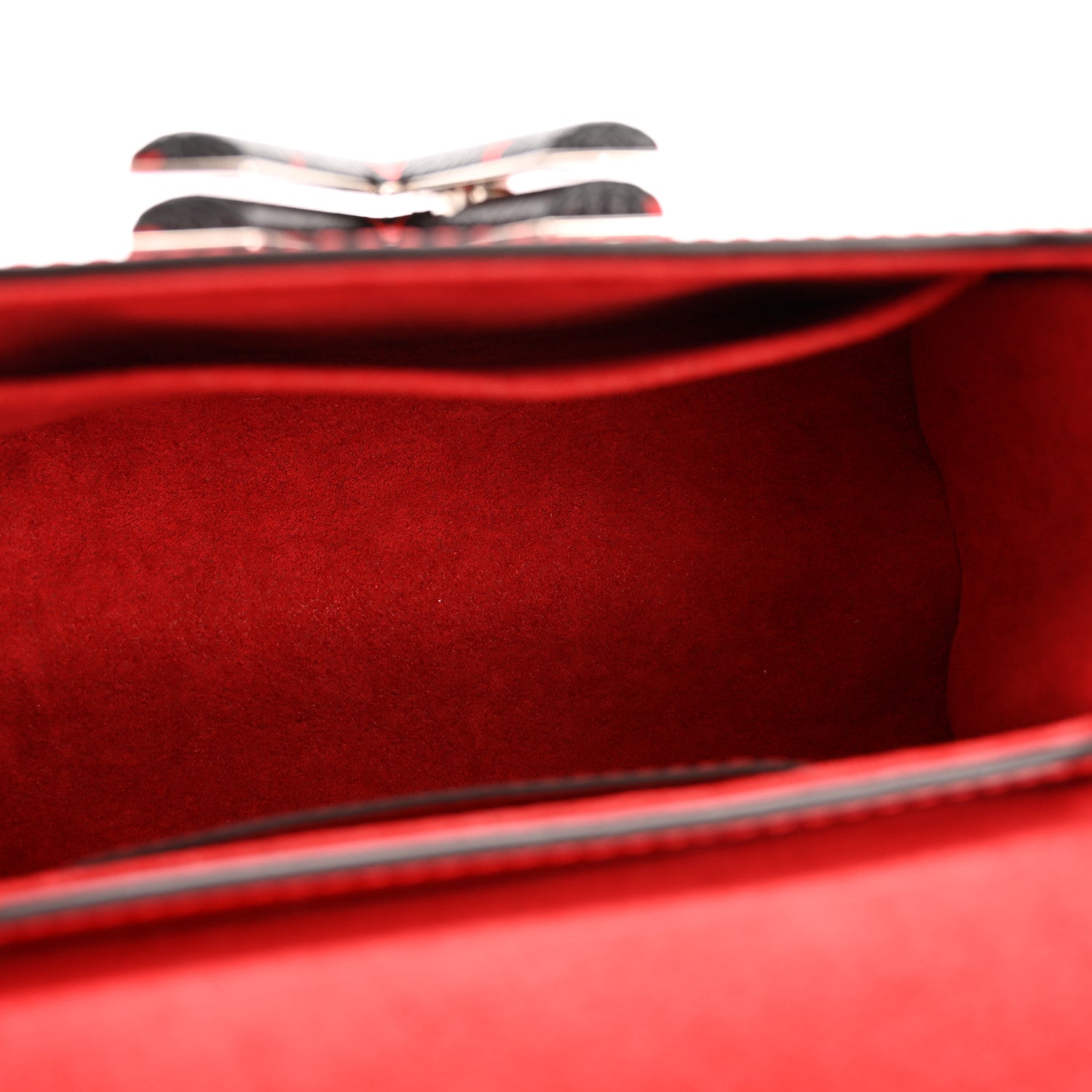 Louis Vuitton Patent Monogram Infrarouge Twist Shoulder Bag PM Coquelicot 6 of 14