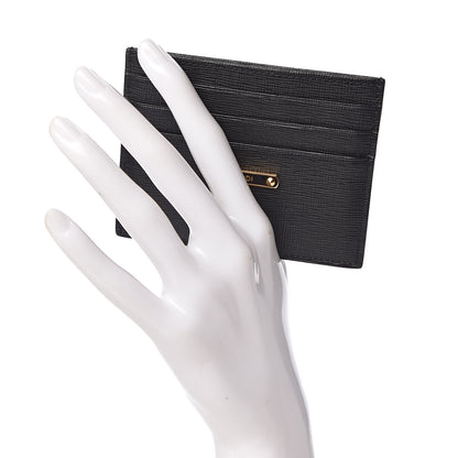 Fendi Vitello Elite Card Holder Black 2 of 7