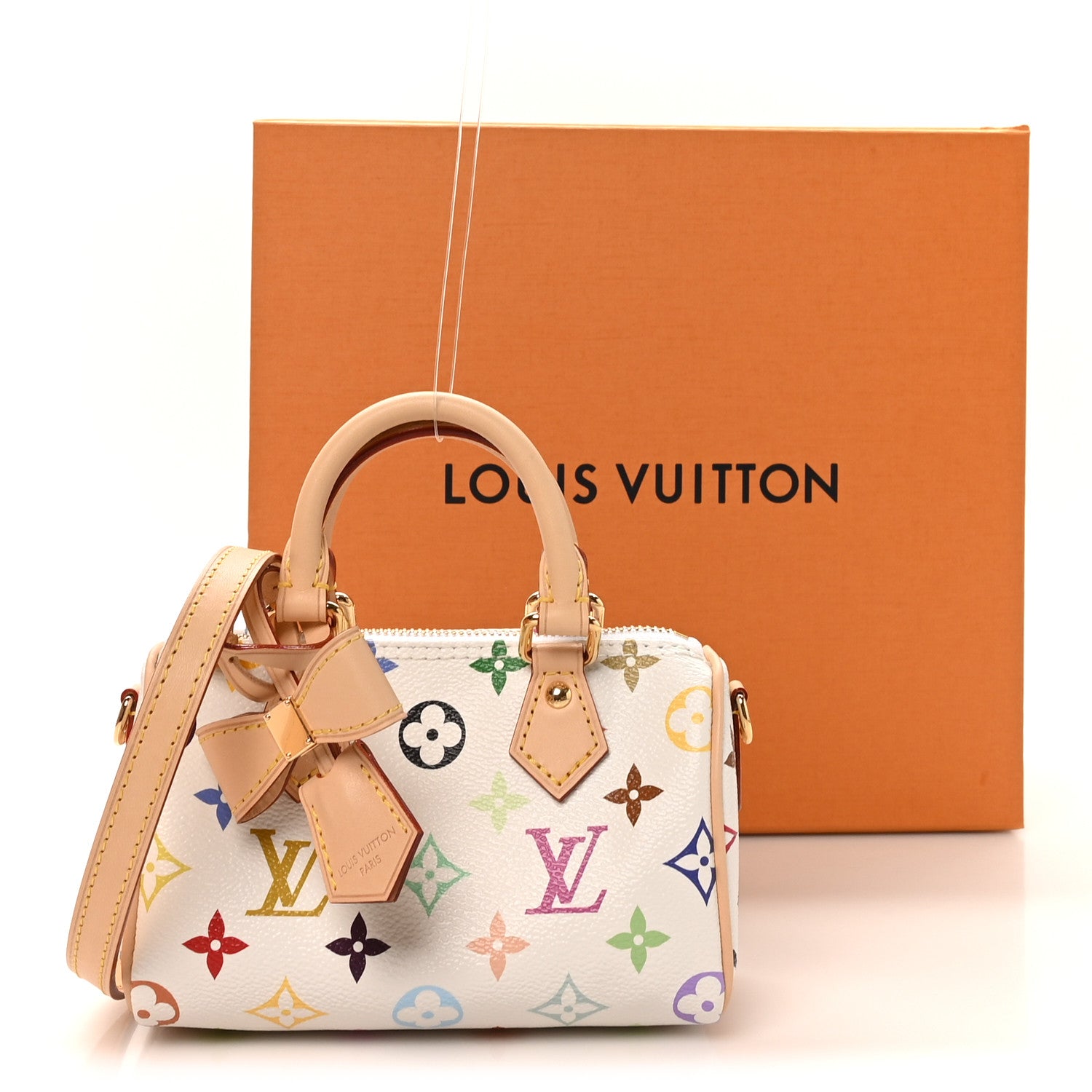 Louis Vuitton LV X TM Monogram Multicolor Nano Speedy White 10 of 10