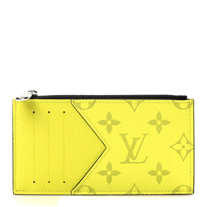 Louis Vuitton Taigarama Coin Card Holder Yellow 1 of 6