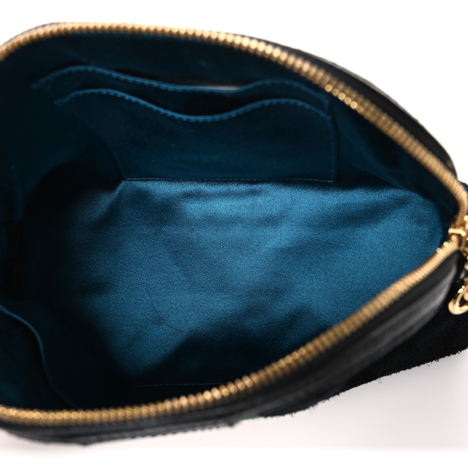 Gucci Suede Patent Web GG Small Ophidia Dome Shoulder Bag Black 5 of 10