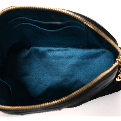 Gucci Suede Patent Web GG Small Ophidia Dome Shoulder Bag Black 5 of 10