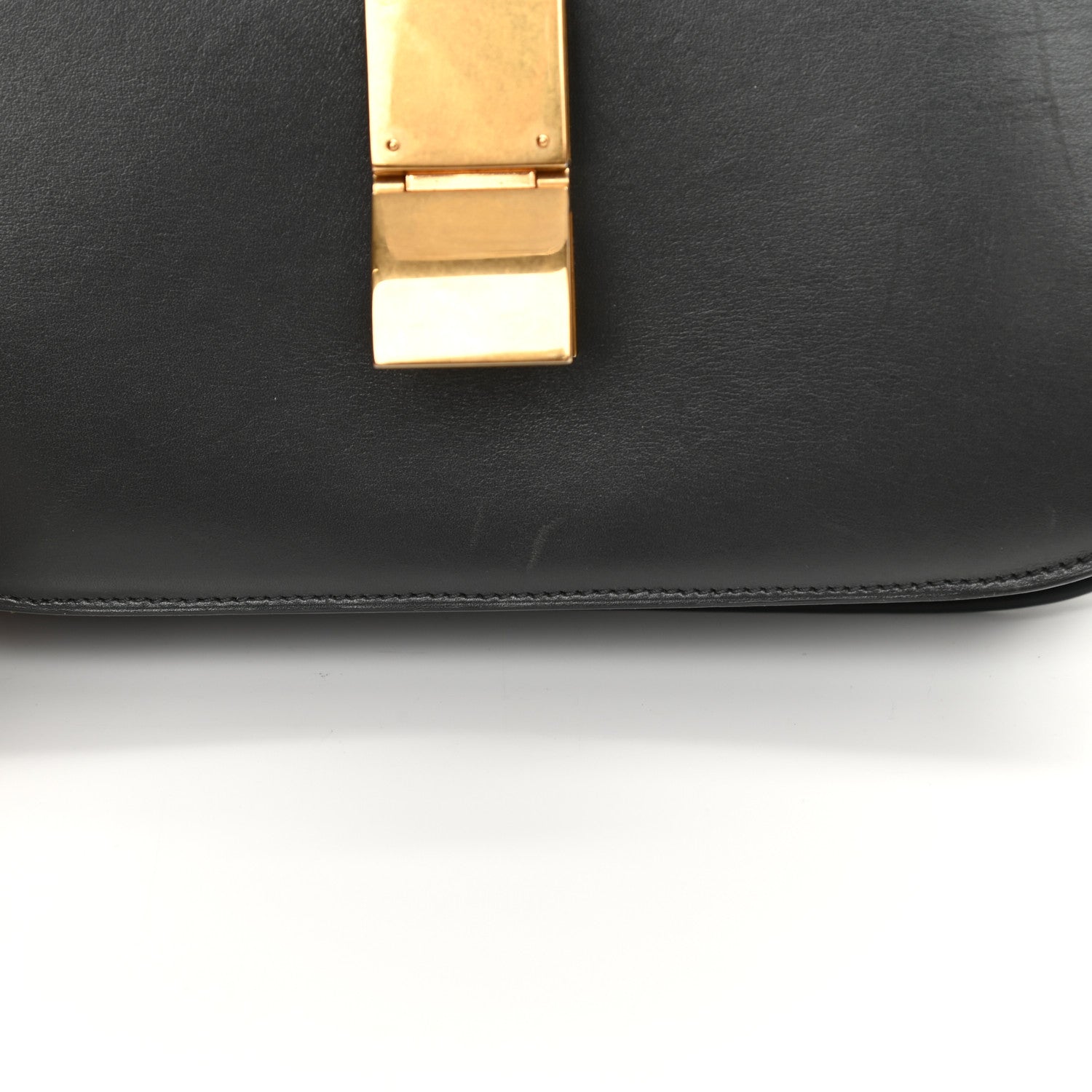 Celine Box Calfskin Medium Classic Box Flap Bag Anthracite 15 of 18