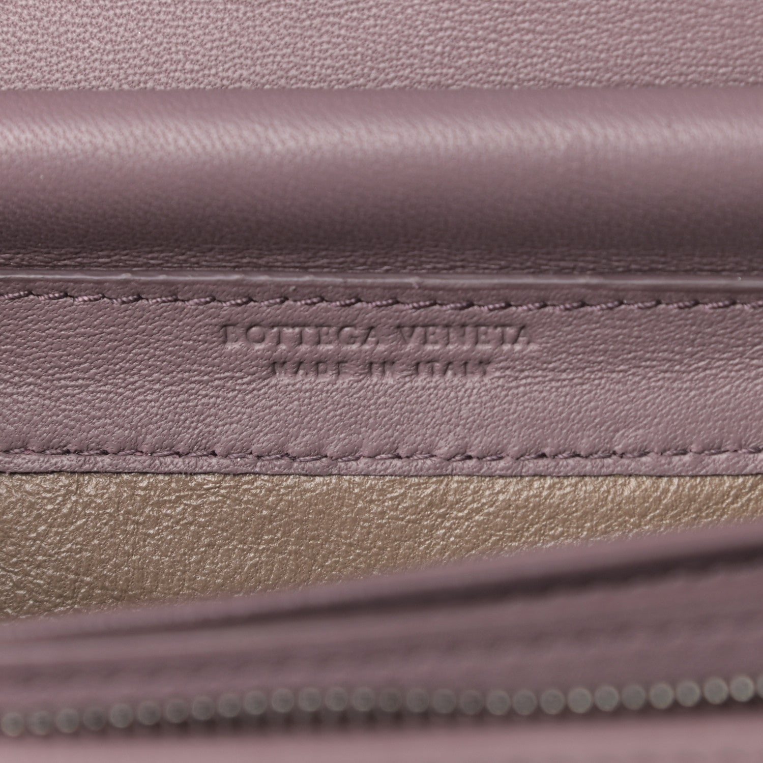 Bottega Veneta Nappa Intrecciato Continental Wallet on Chain Violet 6 of 11