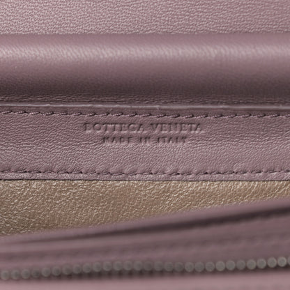 Bottega Veneta Nappa Intrecciato Continental Wallet on Chain Violet 6 of 11