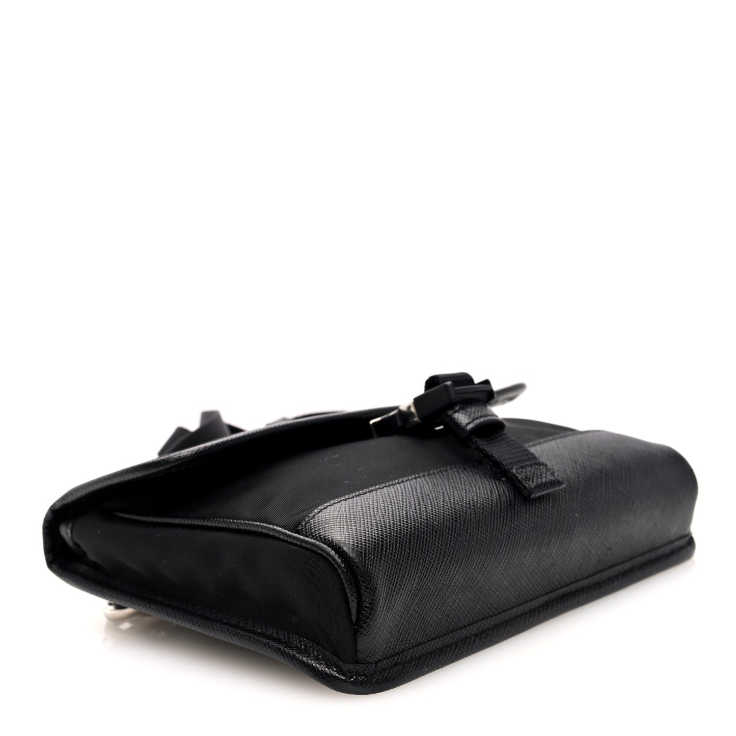 Re-Nylon Saffiano Smartphone Case Crossbody Black