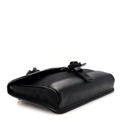 Prada Re-Nylon Saffiano Smartphone Case Crossbody Black 4 of 9