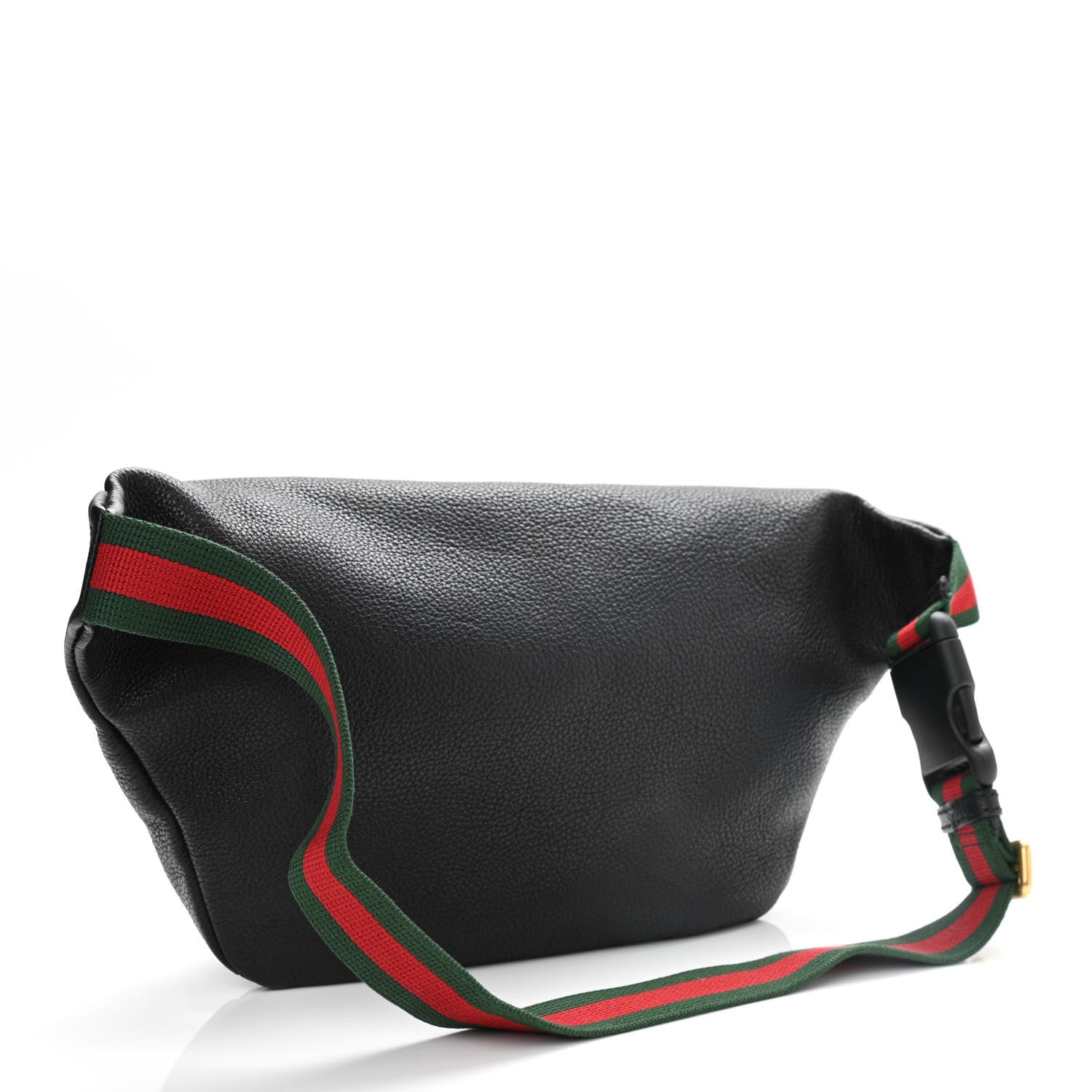 Gucci Grained Calfskin Logo Belt Bag Black 3 of 10