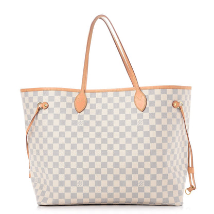 Louis Vuitton Damier Azur Neo Neverfull GM Rose Ballerine 1 of 7