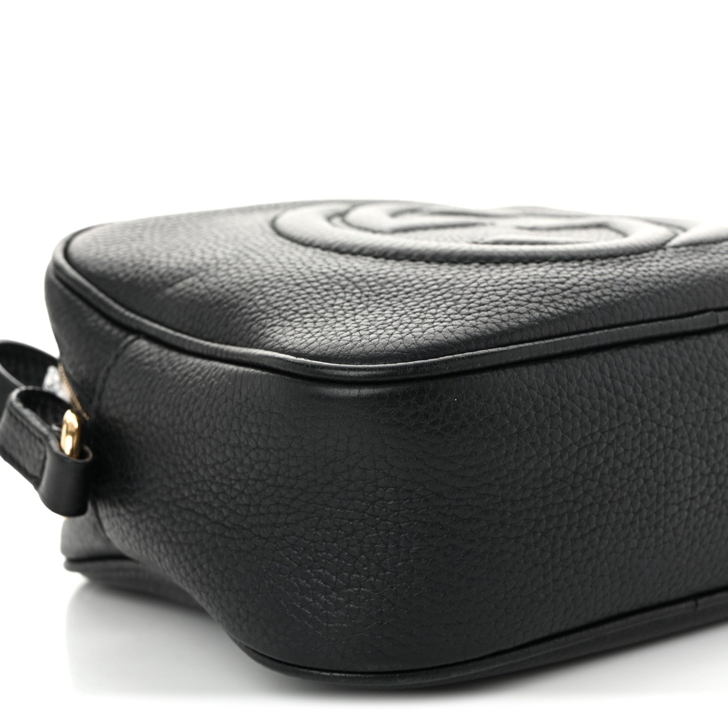 Gucci Pebbled Calfskin Small Soho Disco Bag Black Black 10 of 13