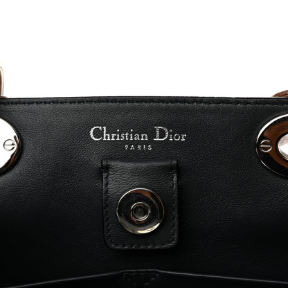 Christian Dior Metallic Bullcalf Medium Diorissimo Tote Pink 8 of 11