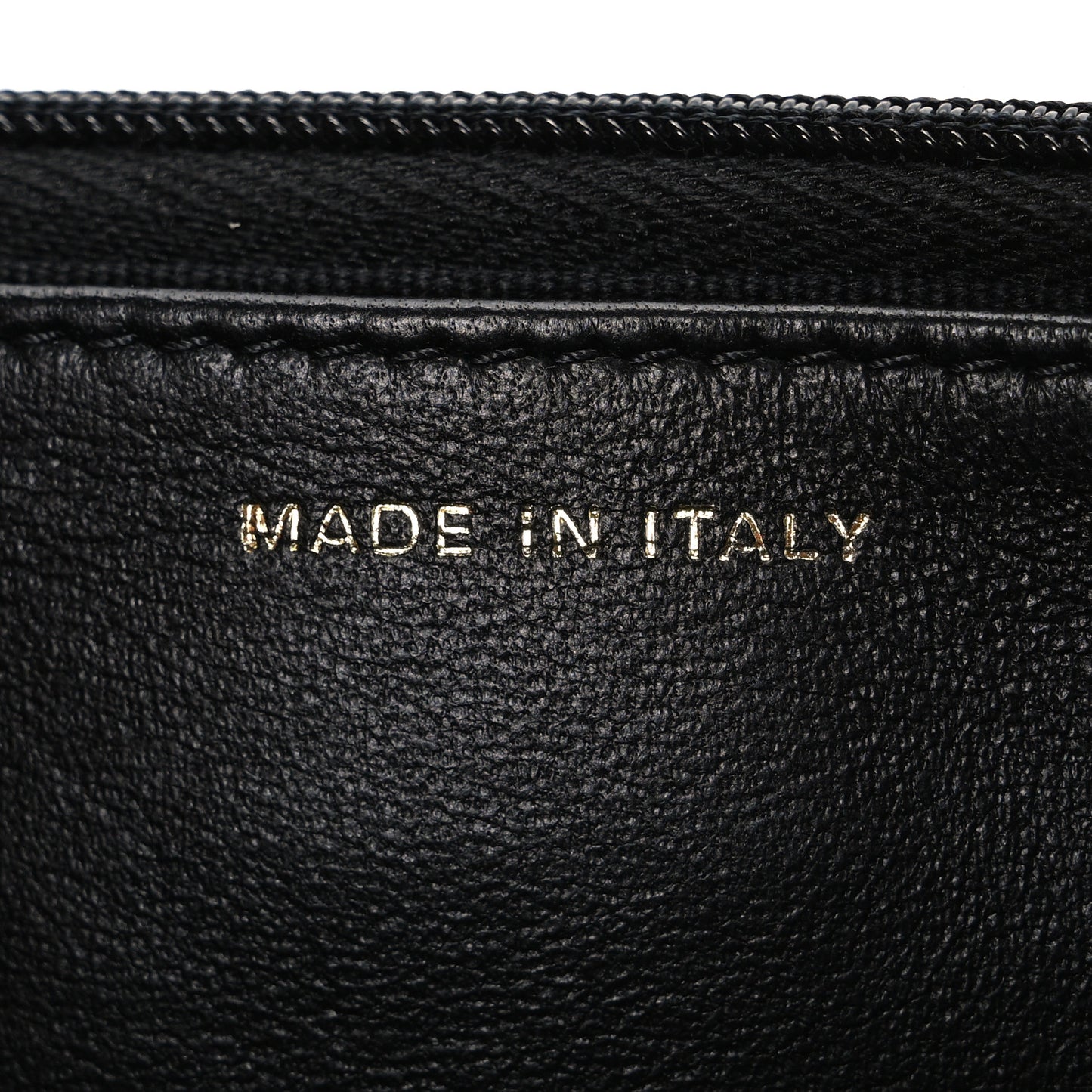 Shiny Calfskin Quilted Metal Top Handle Wallet On Chain WOC Black