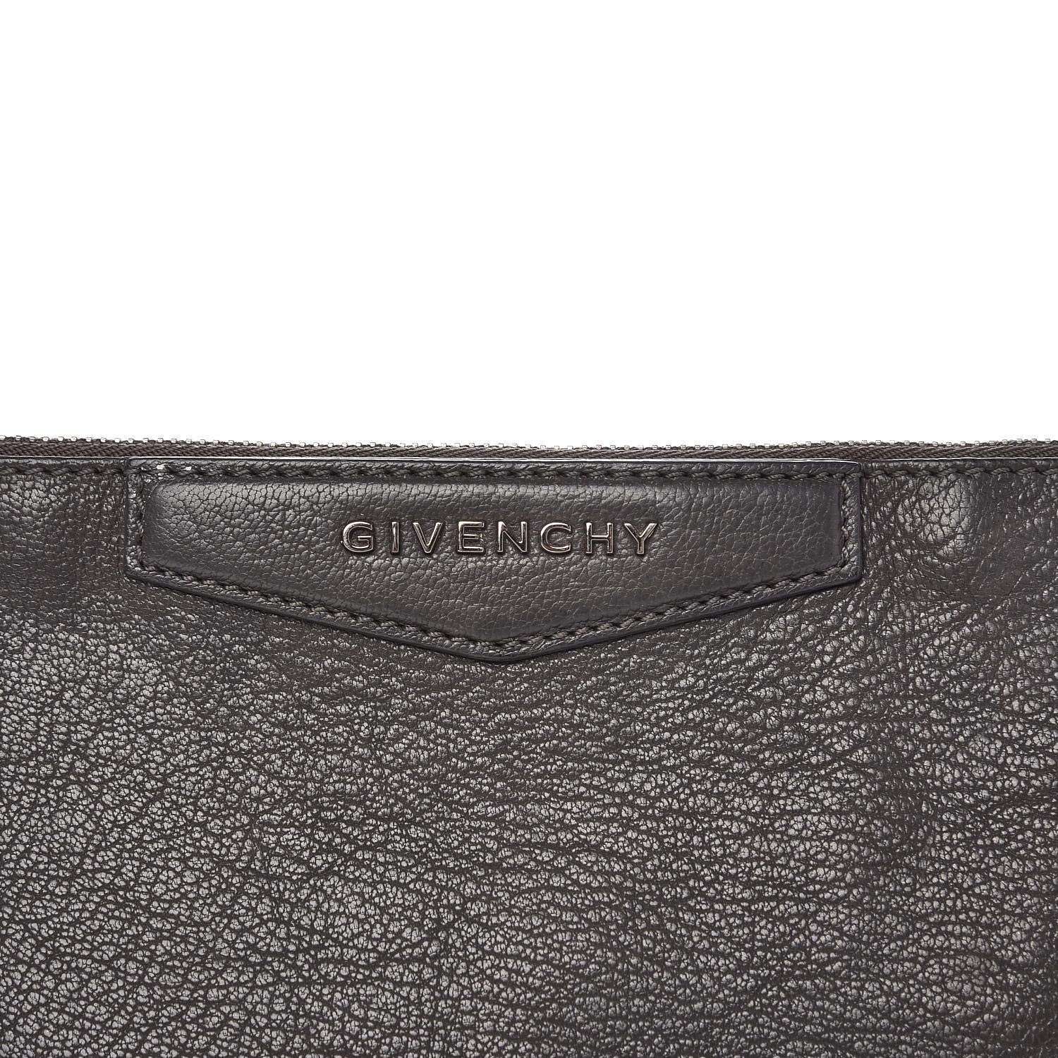 Givenchy Sugar Goatskin Medium Antigona Pouch Elephant Grey 8 of 9