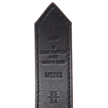 Louis Vuitton Reverse Monogram 25mm Dauphine Reversible Belt 85 34 Black 4 of 6