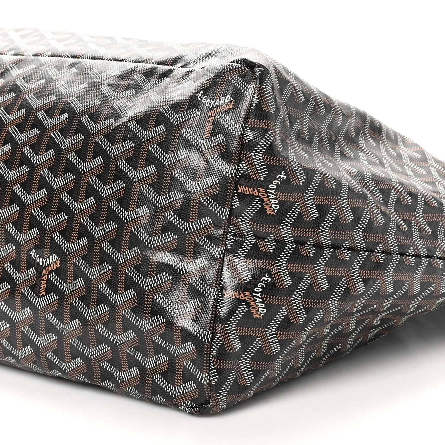 Goyard Goyardine Saint Louis GM Black Gold 11 of 11